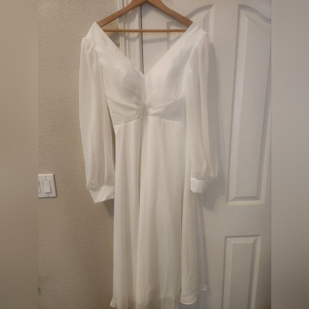 White Semi Formal Dress